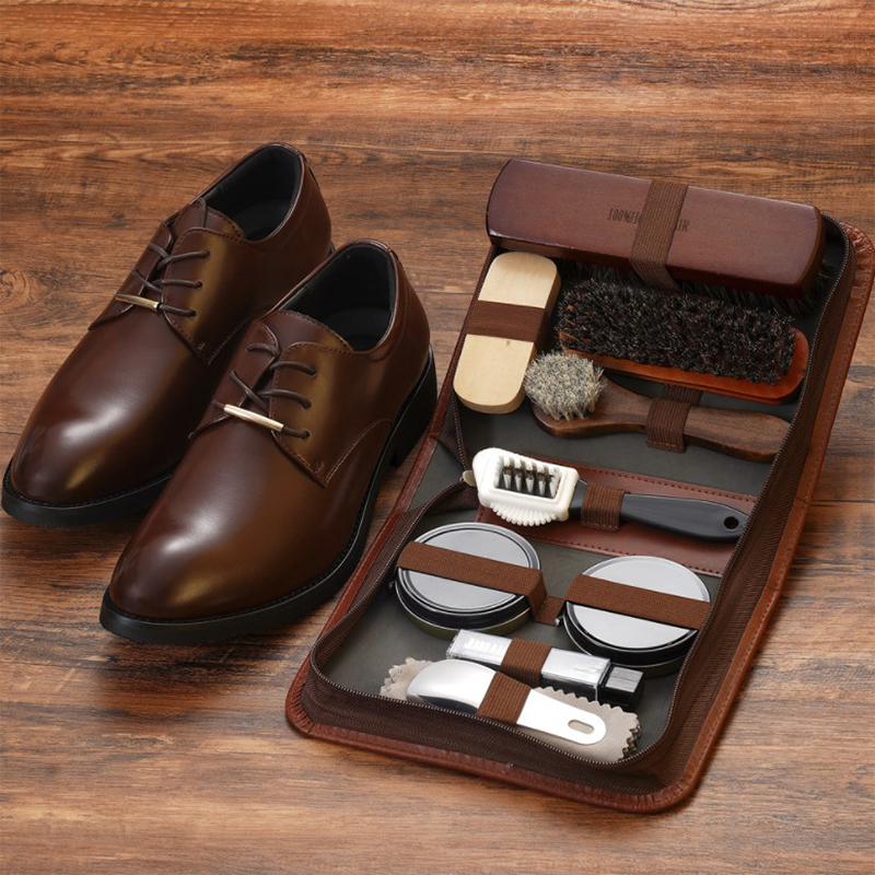 Shoe Cleaning Brush - 말총 신발 브러시 세트 가죽 관리