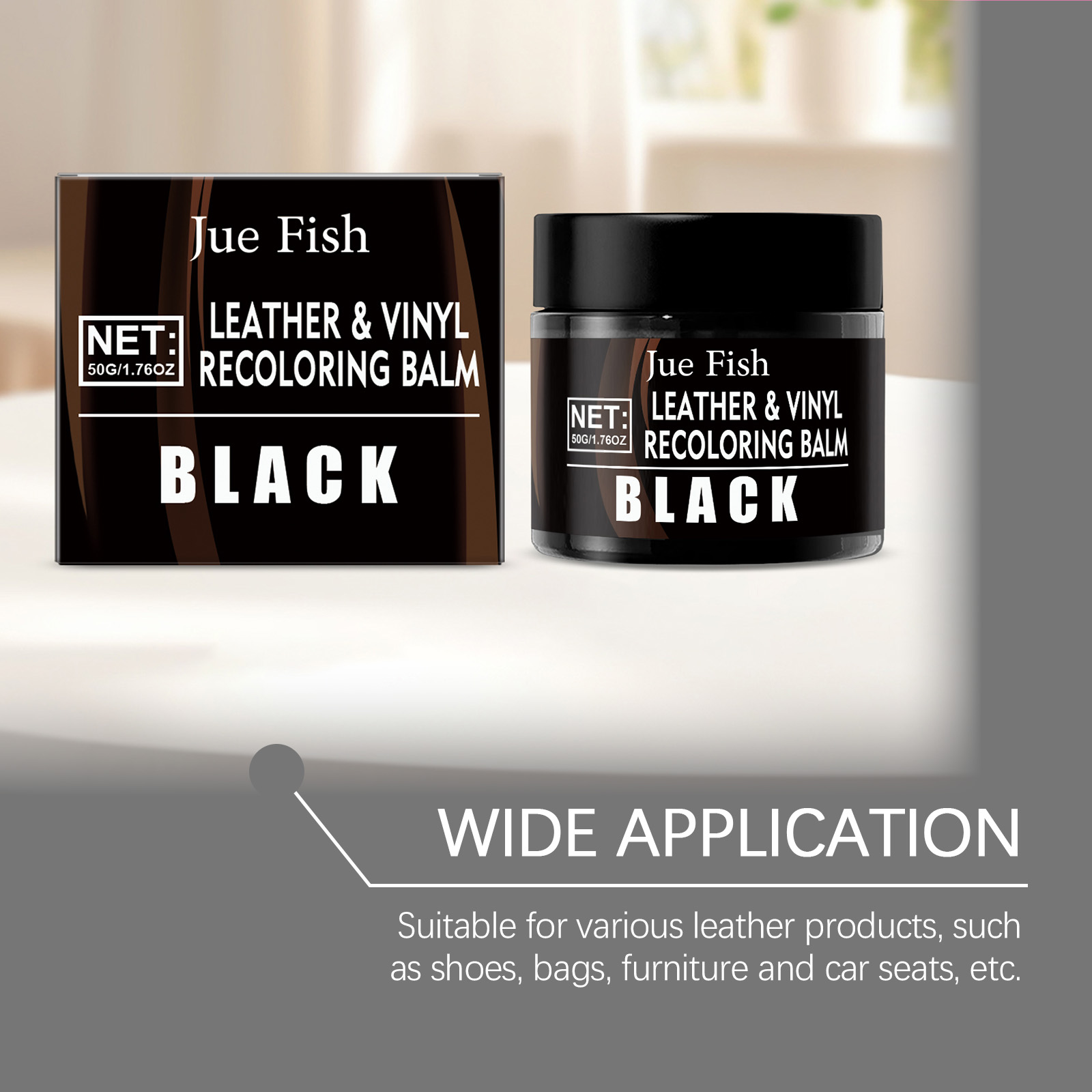 50g 블랙 가죽 재착색 밤 스크래치 복구 크림 소파  - Leather Shoe Polish 리뷰 및 가격