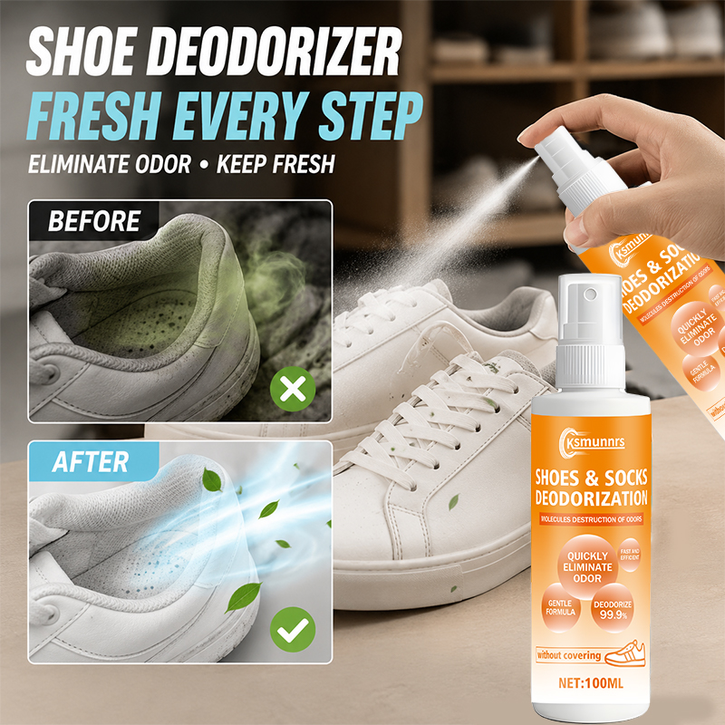 발 냄새 제거 스프레이, 신발 및 양말용 탈취제, 오래 - Sneaker Care Spray 리뷰 및 가격