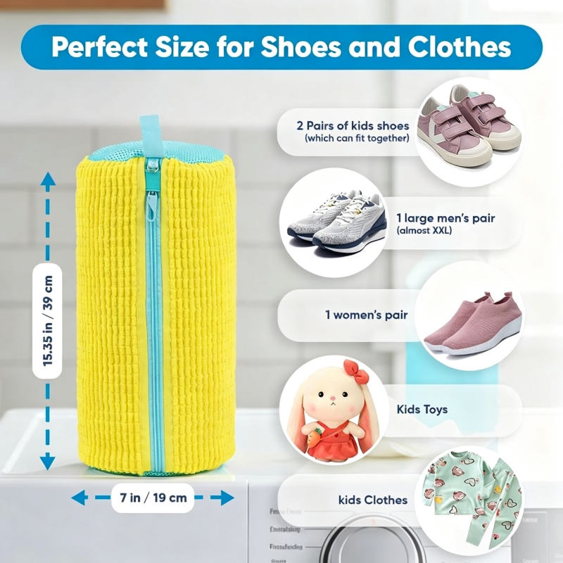 1/2/4개입 신발 세탁기용 가방, 액체 세제용 신발  - Shoe Cleaning Brush 리뷰 및 가격