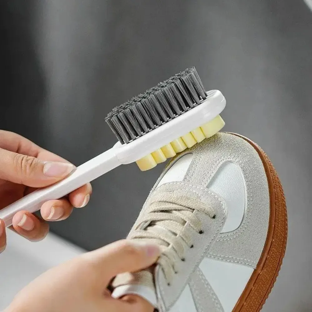 1pc 스웨이드 청소 브러시, 긴 손잡이 2면 고무,  - Shoe Cleaning Brush 리뷰 및 가격