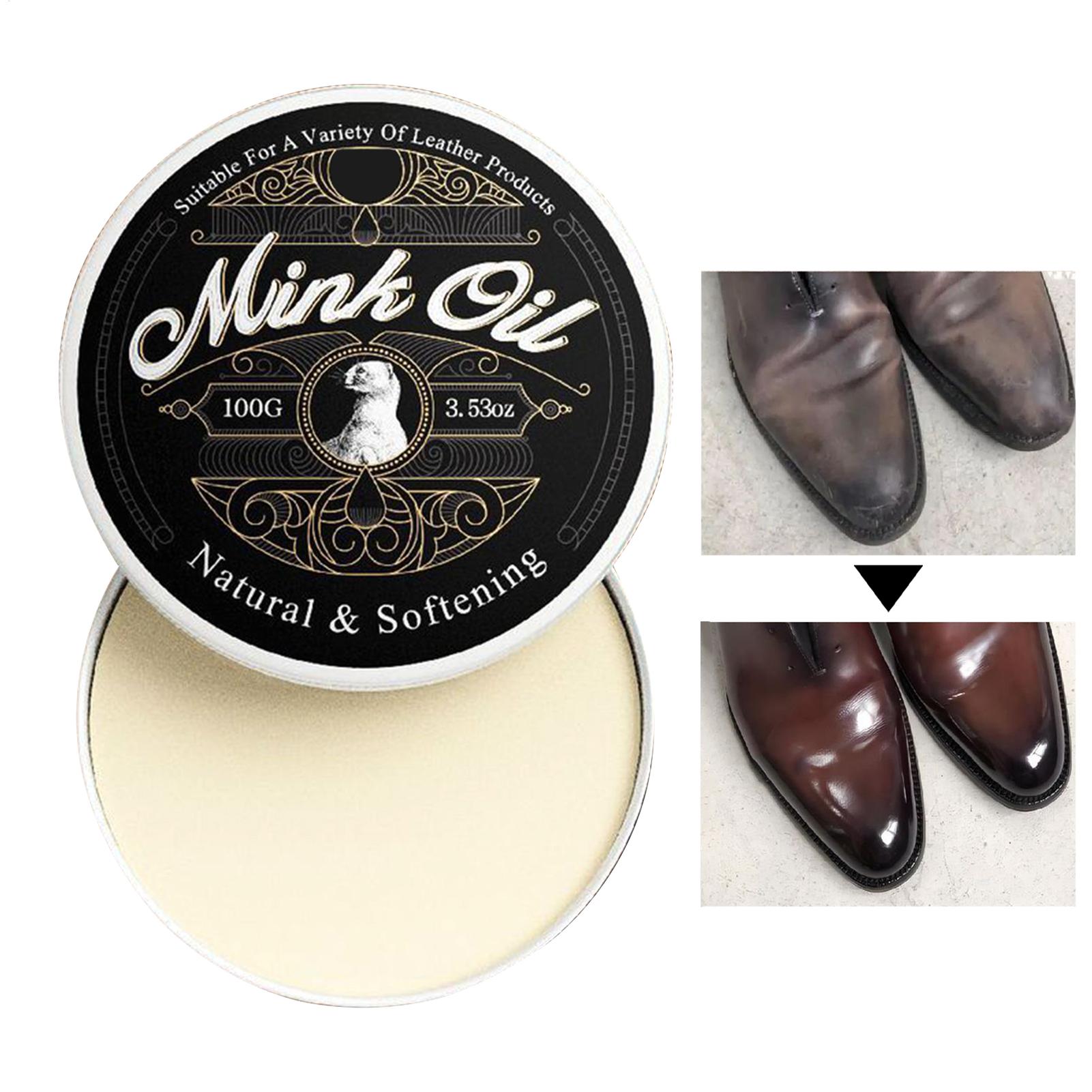 100g 청소용품 가죽용 보습 밍크 오일 밍크 오일 가 - Leather Shoe Polish 리뷰 및 가격